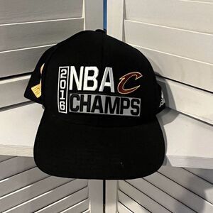 Adidas Cleveland Cavaliers Black 2016 NBA Finals Hat Cap Adjustable